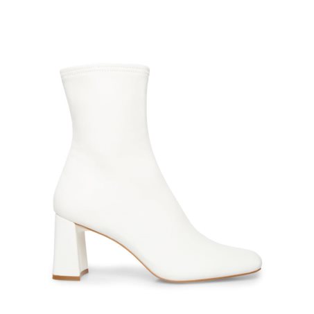 White Steve Madden Hush Women's Ankle Boots | PH 9731LPA